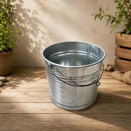 GALVANİZ KOVA 32 CM Su Kovası Süt Kovası Kum Kovası
