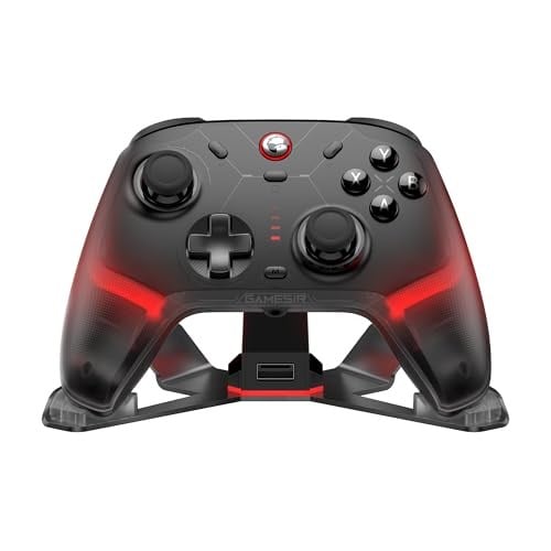 GameSir Cyclone 2 Wireless PC Controller,1000Hz,TMR Joysticks | Hall Effect & Micro 2'si 1 arada Tetikleyiciler, PC/Android/Switch/Switch 2 için Şarj Dock ile PC Oyun Denetleyicisi