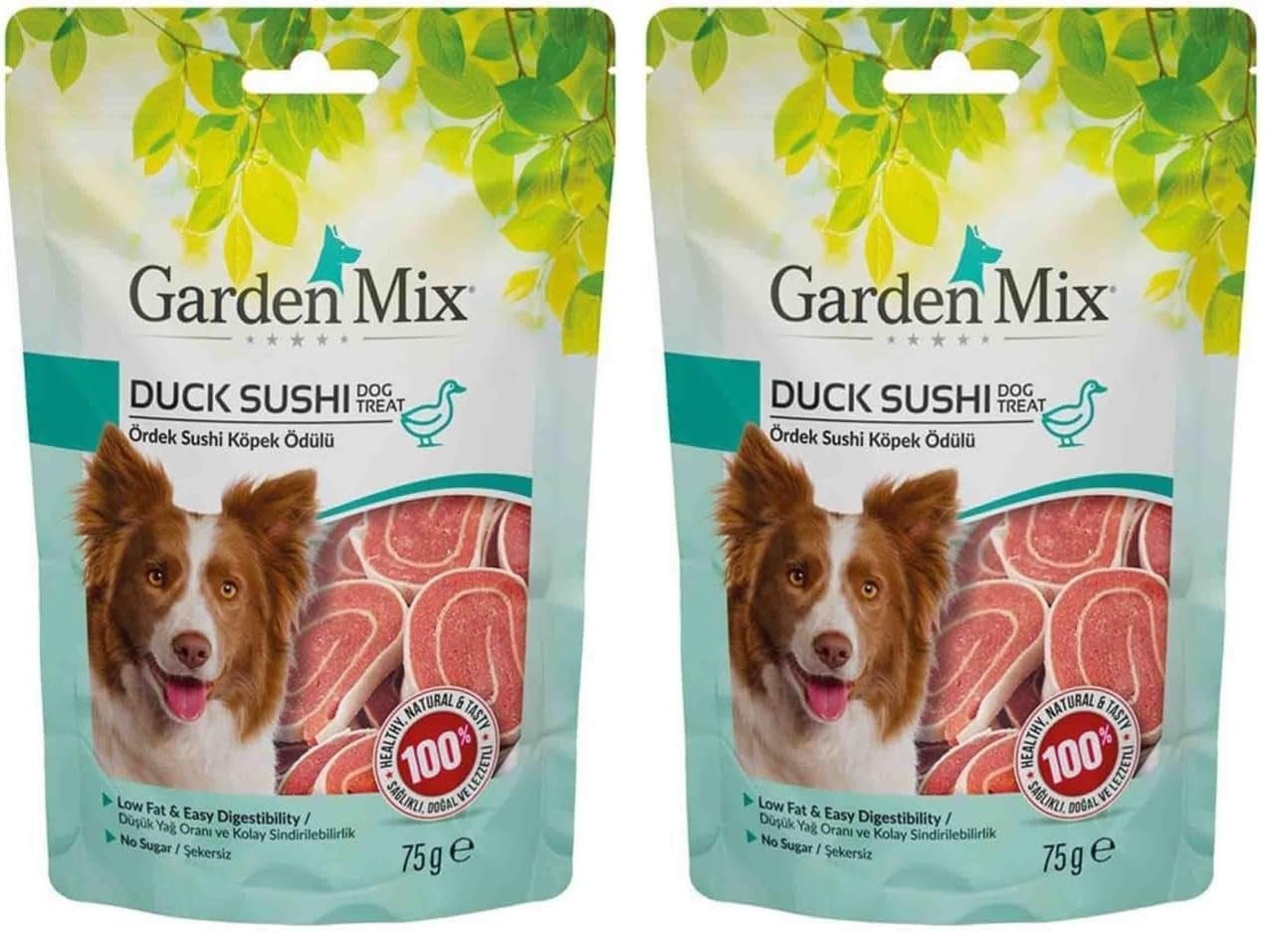 Garden Mix Ördekli Sushi Köpek Ödülü 75 Gram (2 paketi)