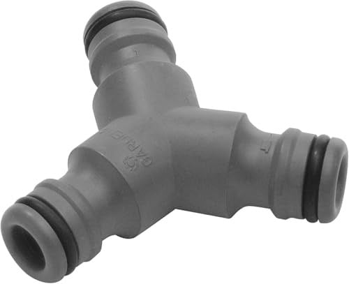 Gardena 2934-20 3 yönlü Y Kaplini, Hortum dalları için, Hortum uzunluğu boyunca bağlantılar, Tek Su Kaynağının Eşzamanlı Kullanımı için 19 mm (3/4 inç) Hortumlara uyarlama