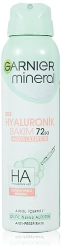 Garnier Mineral Hyaluronik Bakım Sprey Deodorant, 150 ml