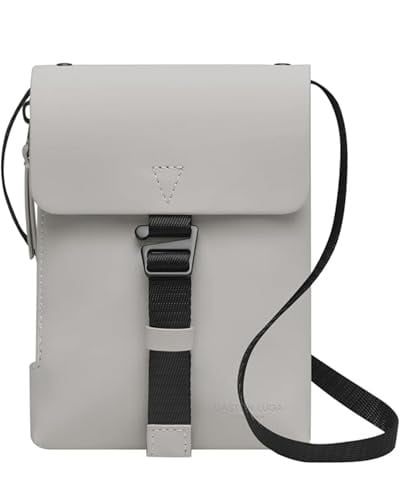 GASTON LUGA Splash Mini Crossbody Çanta - Boz Kahverengi