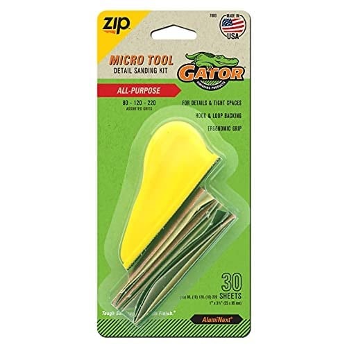 GATOR FINISHING PRODUCTS MicroZip zımpara seti, farklı tanecikli