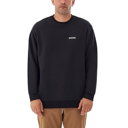 Gem Label Crewneck Erkek Siyah Outdoor Sweatshirt CS0382-010