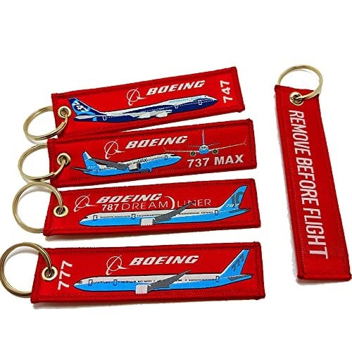 Genel Boeing 737, 747, 777, 787 Anahtarlık 4lü Set, Kırmızı, Çift Yüzlü, Dirayetli, Modern Stil, Pamuk Malzeme, Uçak Tema, Koleksiyonluk ve Hediyelik İçin, Üniseks Yetişkinler, Tüm Yaş Grupları