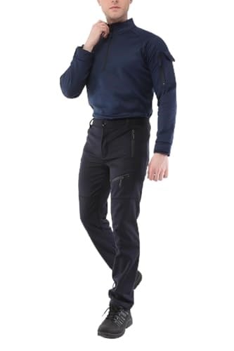 Ghassy Co. Erkek Military mbat Alt Üst Softshell Takım LACİVERT XXL