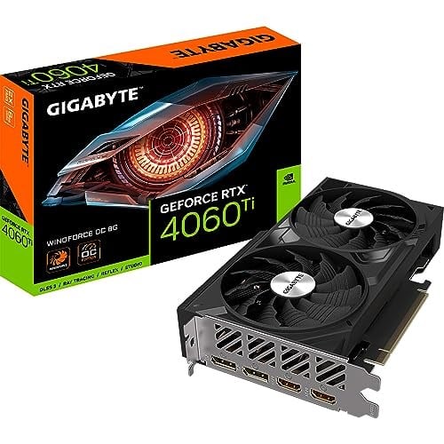 GIGABYTE GeForce RTX™ 4060 Ti WINDFORCE OC 8G 2 fanlı WINDFORCE COOLING SYSTEM Gaming Ekran Kartı