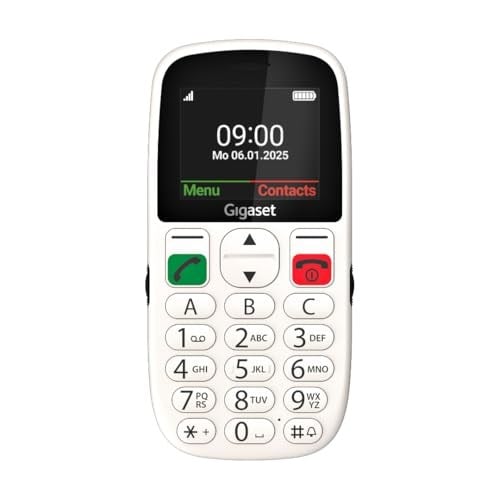 Gigaset GL395 Tuşlu Cep Telefonu Gümüş (Beyaz)