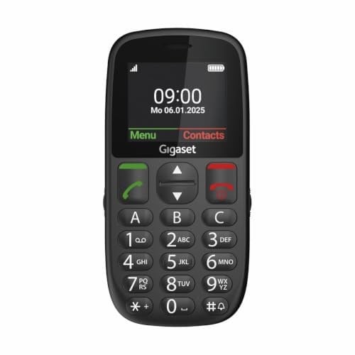 Gigaset GL395 Tuşlu Cep Telefonu Gümüş (Siyah)