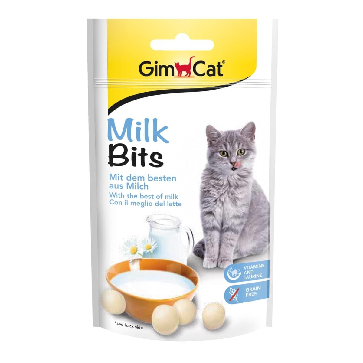 GimCat MilkBits Sütlü Kedi Ödül Tableti, 40 g
