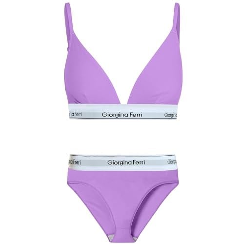 Giorgina Ferri 2’li Set Kadın Günlük Kullanıma Uygun Üçgen Bralet + Slip Külot Miranda