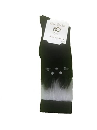 Goo Socks Goo Socks 12 Çift Siyah Renk Dizaltı Çocuk Çorap Siyah 11-12 Yaş