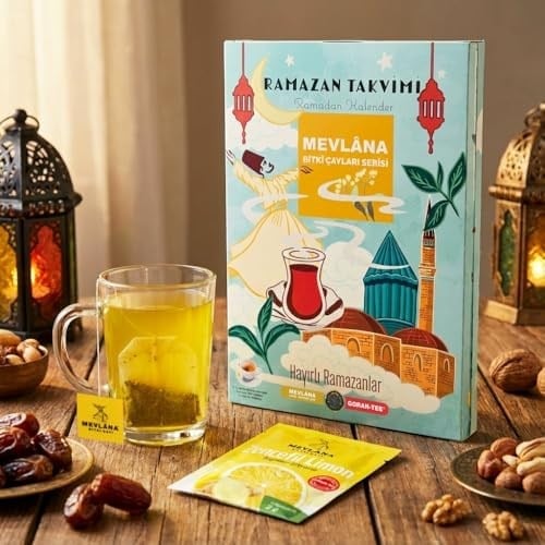 Goran Tee – Mevlana Çay Ramazan Takvimi | Karışık Bitki Çayı Seti (90 Adet)