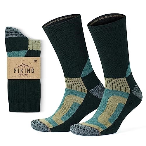 GoWith Unisex Merinos Yünü Tabanaltı Havlulu Dikişsiz Hiking Yürüyüş Aktivite Termal Çorap 3592