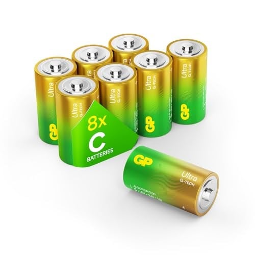 GP Ultra Alkalin Pil - C BOY ORTA 8'li Paket