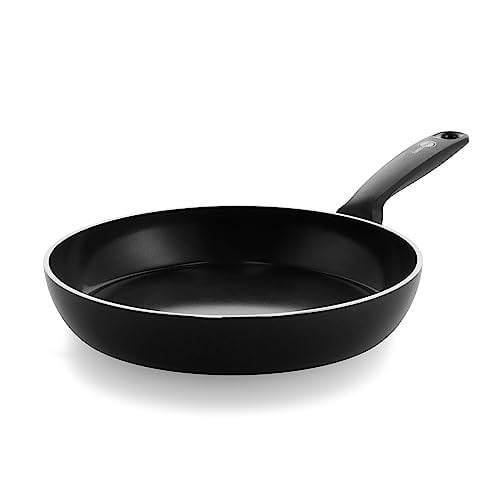 GreenPan Torino sağlıklı, yapışmaz kaplamalı seramik kızartma tavası, 28 cm, PAS içermez, indüksiyon, 160°C'ye kadar fırına dayanıklı, bulaşık makinesinde yıkanabilir, siyah
