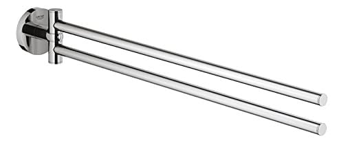 Grohe Essentials İkili Havluluk - 40371001 - Seçenekler: 439 mm, Badetuchhalter, Köşeli, Yuvarlak, İkili