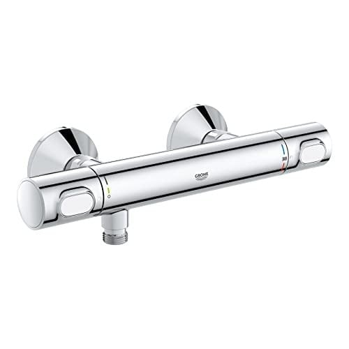 GROHE Precision Flow Termostatik Duş Bataryası, Su Tasarruflu, Krom, 34840000