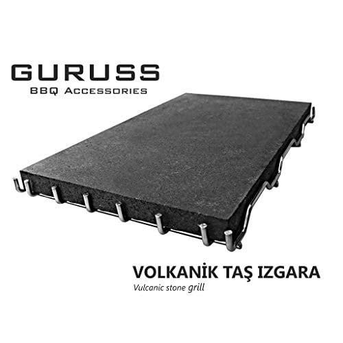 Guruss Volkanik Taş Izgara 24 X 39 Cm