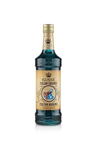 GUSSE Bütün Aromalarda Kokteyl Şurup Çeşitleri 700 ML , Kokteyl Şurubu, Kahve Şurubu, Aroma, Tatlandırıcı şurup, Gazlı içecekler ve Çaylar İçin Aroma verici (İtalyan Karameli)