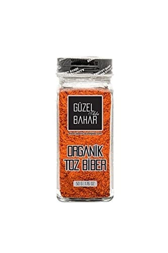 Güzel Ada Gıda Organik Toz Biber Tatlı 50 Gr (Tuzluklu)