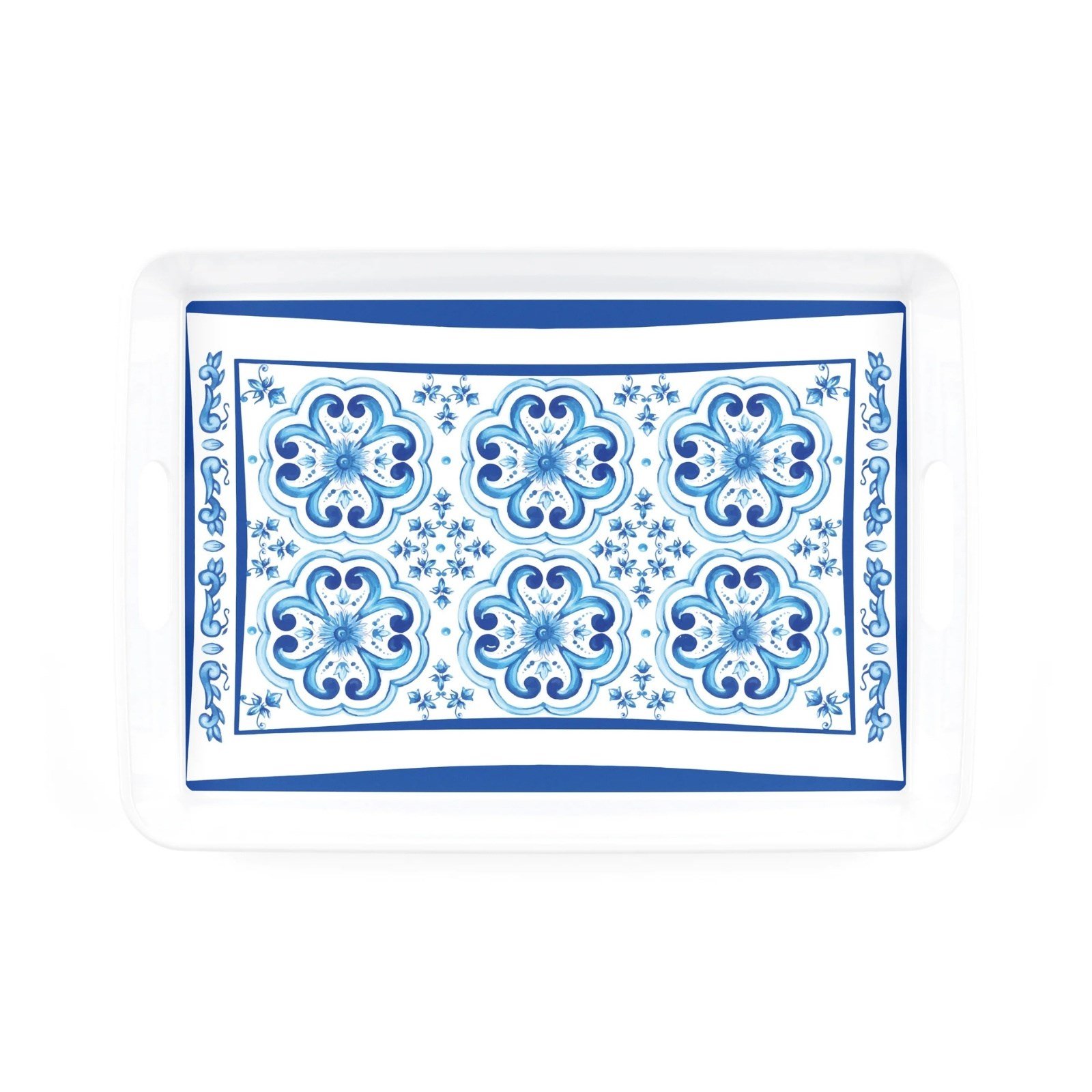 Guzzini Blues Dikdörtgen Tepsi Melamin 47,7 x 34 cm
