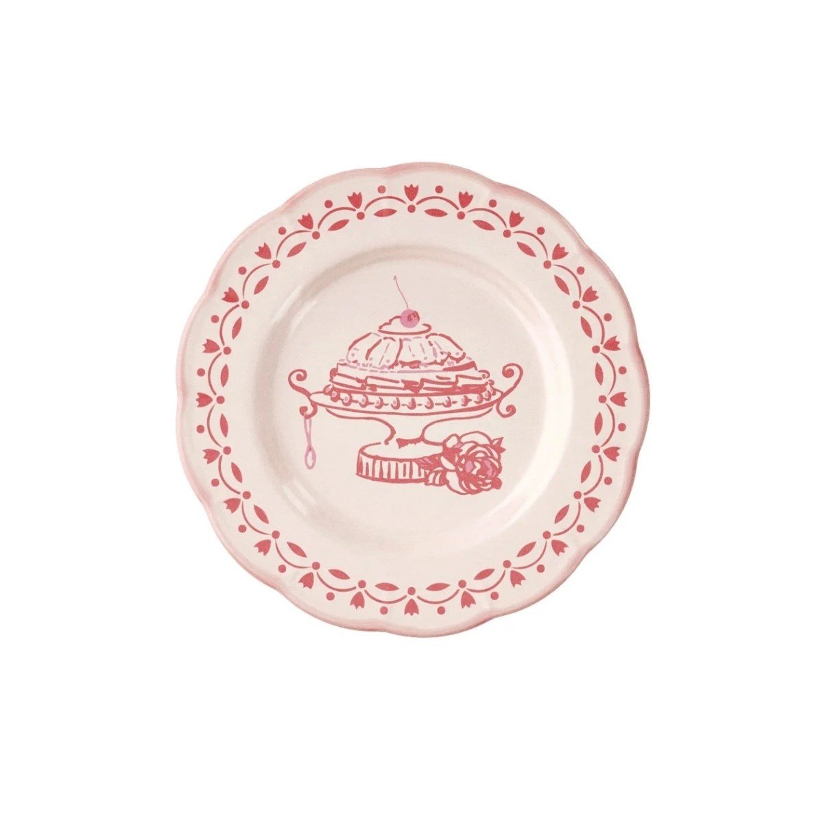 Guzzini Josephine Tatlı Tabağı 21 cm Pembe