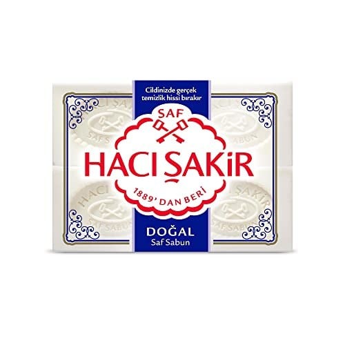 Hacı Şakir Doğal Geleneksel Beyaz Sabun (4 Adet)
