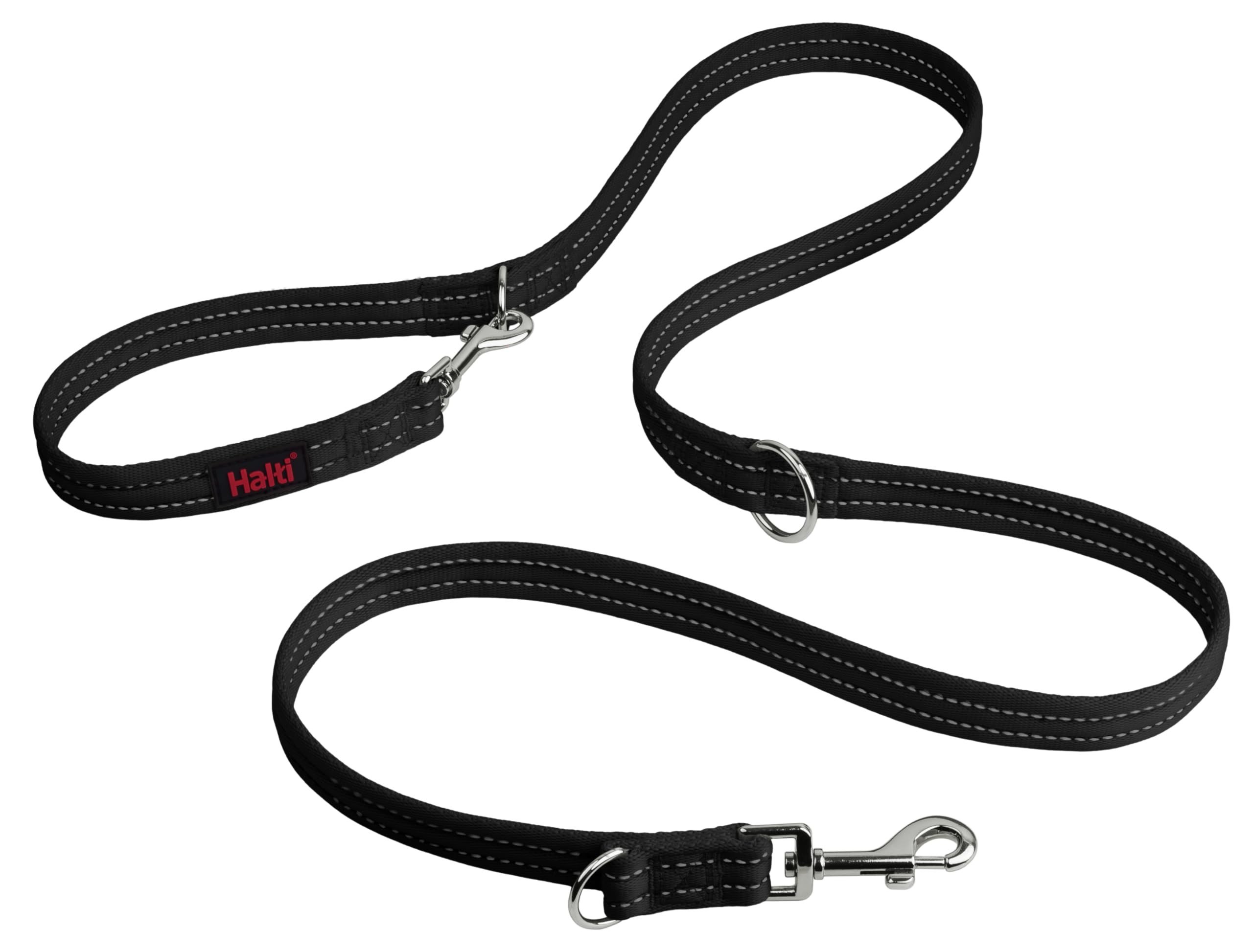 HALTI eğitim tasma kayışı - Çekme önleyici köpek eğitimine yardımcı olan tasma kayışı, yavru köpek yürüyüşleri için mükemmel, kullanımı kolay çift uçlu köpek tasması (L Boy, Si - Bedenler: S, L, Büyük