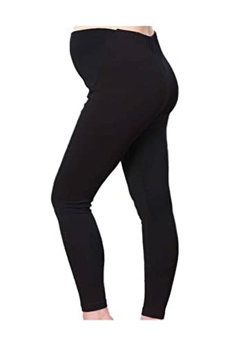 HAMİLE TAYT PANTALON BELİ AYARLI ORGANİK PAMUKLU (SİYAH / 38-40)