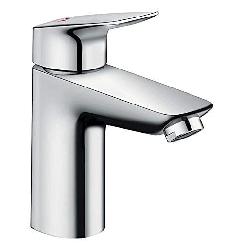 hansgrohe Logis musluk (musluk yüksekliği 100 mm ve çekme çubuklu gider garnitürü) krom