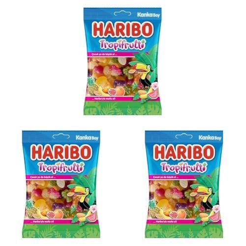 Haribo Tropi Frutti Tropic 80 gr 3lü paket