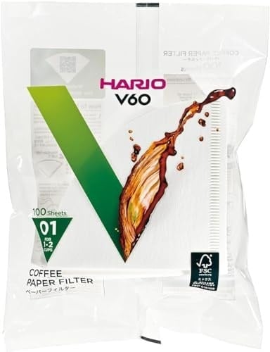 Hario V60 01 Dripper Filtresi (100 adet)