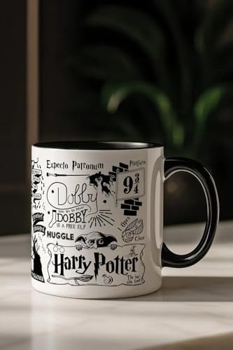 Harry Potter Temalı Özel Tasarım Porselen Kupa Bardak