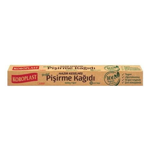 Hazır Kesilmiş 10 Yaprak Pişirme Kağıdı