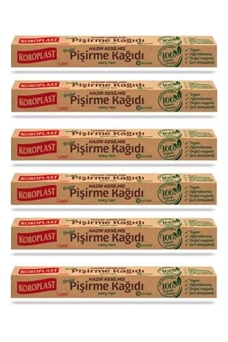 Hazır Kesilmiş Doğal Pişirme Kağıdı 42 X 37 Cm 60'lı