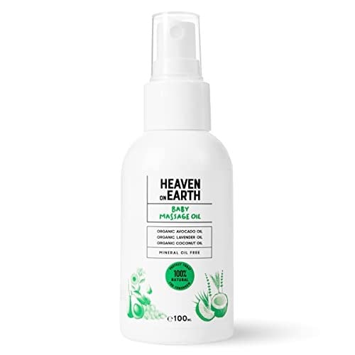 Heaven On Earth Bebek Masaj Yağı_Vegan%100 Doğal Ve Organik İçerikli Baby Massage Oil 100Ml
