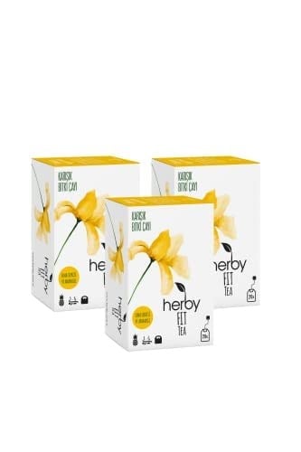 Herby Fit Tea Elma Sirkeli Ananaslı Diyete Destek Form Bitki Çayı 3'lü Paket