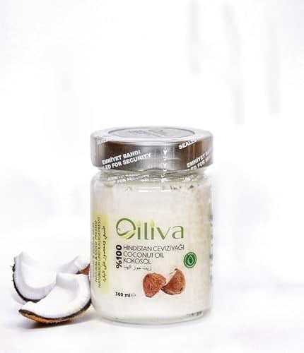 Hindistan Cevizi Yağı 300 ml – Soğuk Sıkım%100 Doğal Katkısız | Oiliva