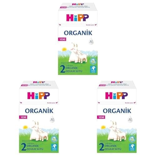 HiPP 2 Organik Keçi Sütü Bazlı Devam Sütü 400g 3lü paket