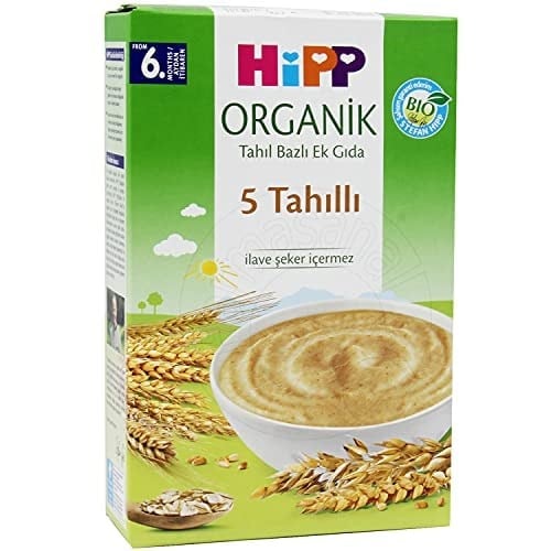 HiPP Organik 5 Tahıllı Tahıl Bazlı Ek Gıda 200 gr