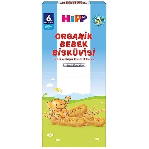 HiPP Organik Bebek Bisküvisi 180 gr