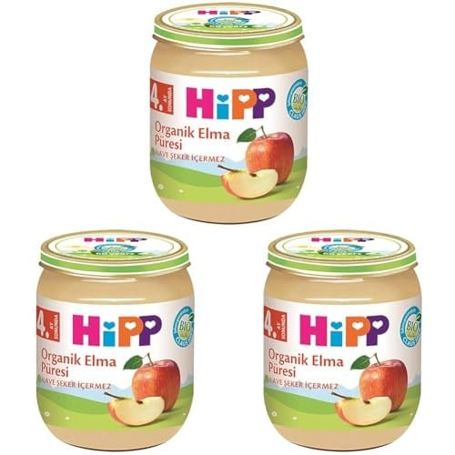 Hipp Organik Elma Püresi 125 Gr 1 Paket(1 X 125 G) 3lü paket