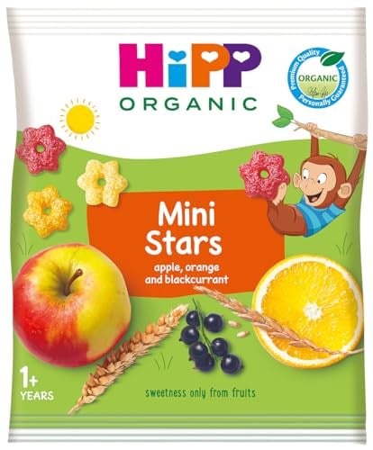 Hipp Organik Havuç-Frenk Üzümü-Elma-Portakal Sulu Tahıl Patlağı