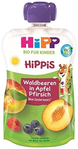 HiPP Organik Orman Meyveli Şeftalili Elma Püresi 100 gr