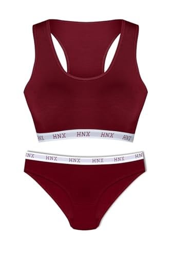 HNX Lastikli Spor Sütyen ve Bikini Kadın Külot M hnxNM8325