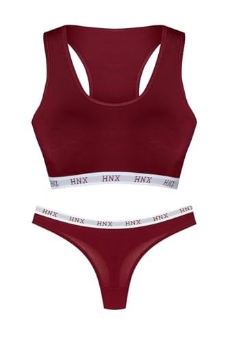 HNX Lastikli Spor Sütyen ve Tanga Kadın Külot M hnxNM8171
