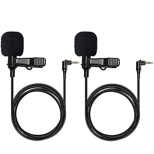 HollyView Hollyland mikrofon kravat harici kablolu 3,5 mm çok yönlü kablosuz mikrofon sistemi için Lark Max (2 paket)