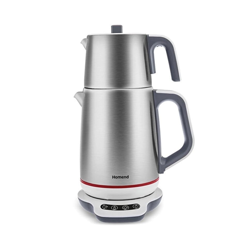 Homend Royaltea 1709H Dokunmatik Konuşan Çelik Çay Makinesi Inox