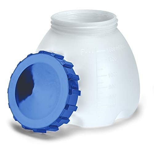 Homeright C900097.M Super Finish Max Konteyner ve Kapak, Beyaz ve Mavi